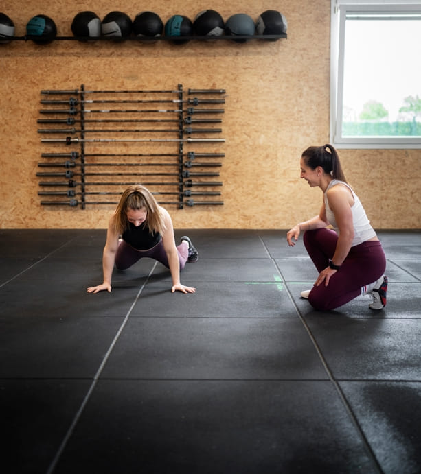 Suelo de caucho para gimnasio en Madrid