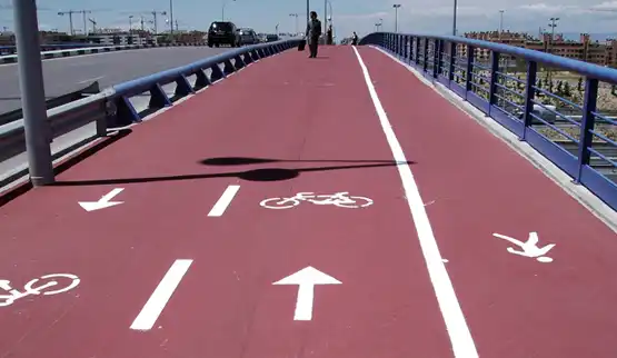 Pavimentos deportivos Carril bici